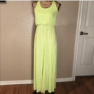 Yellow/Green Maxi Dress
